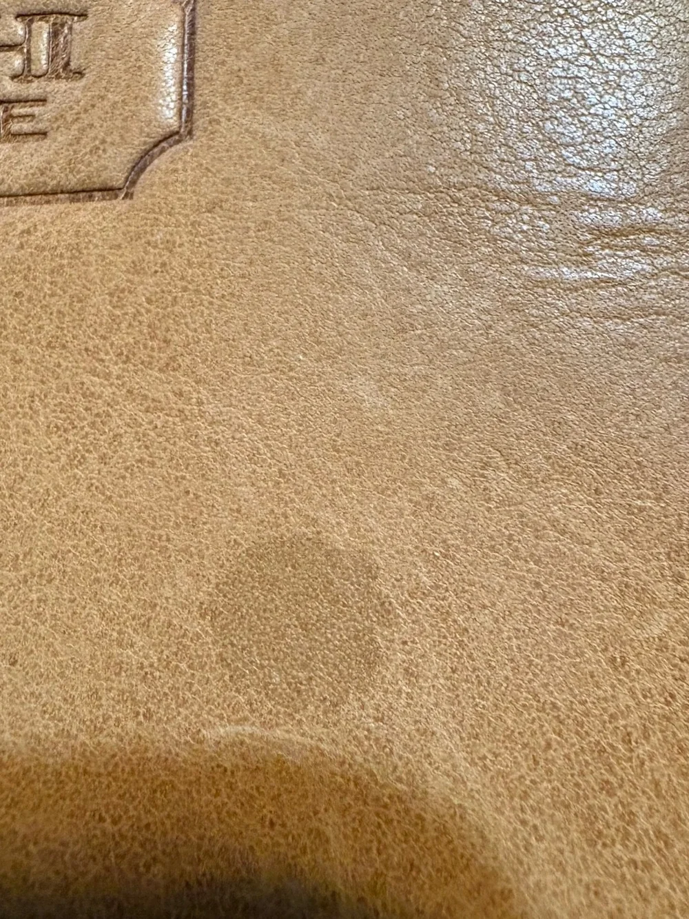 Coach leather wristlet